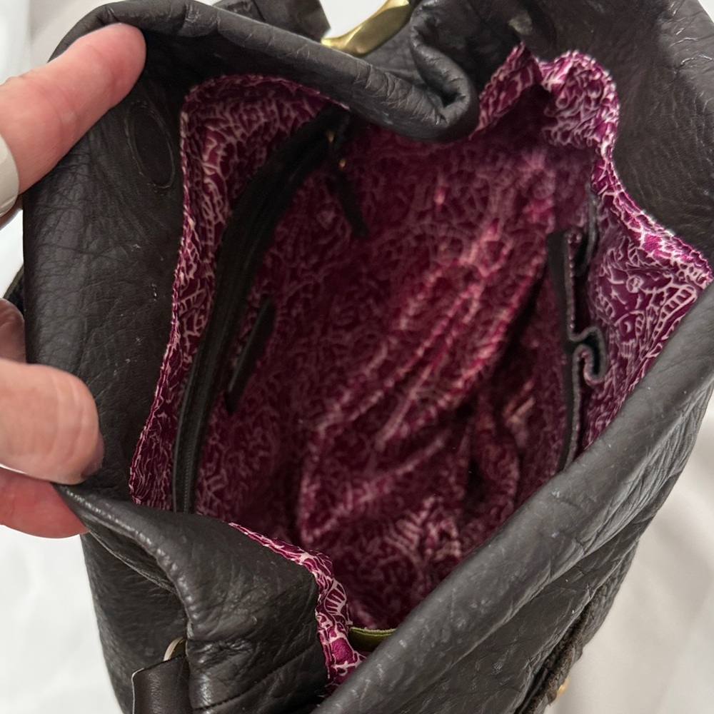 Sigrid Olson Brown Leather Shoulder Bag - Picture 3 of 5